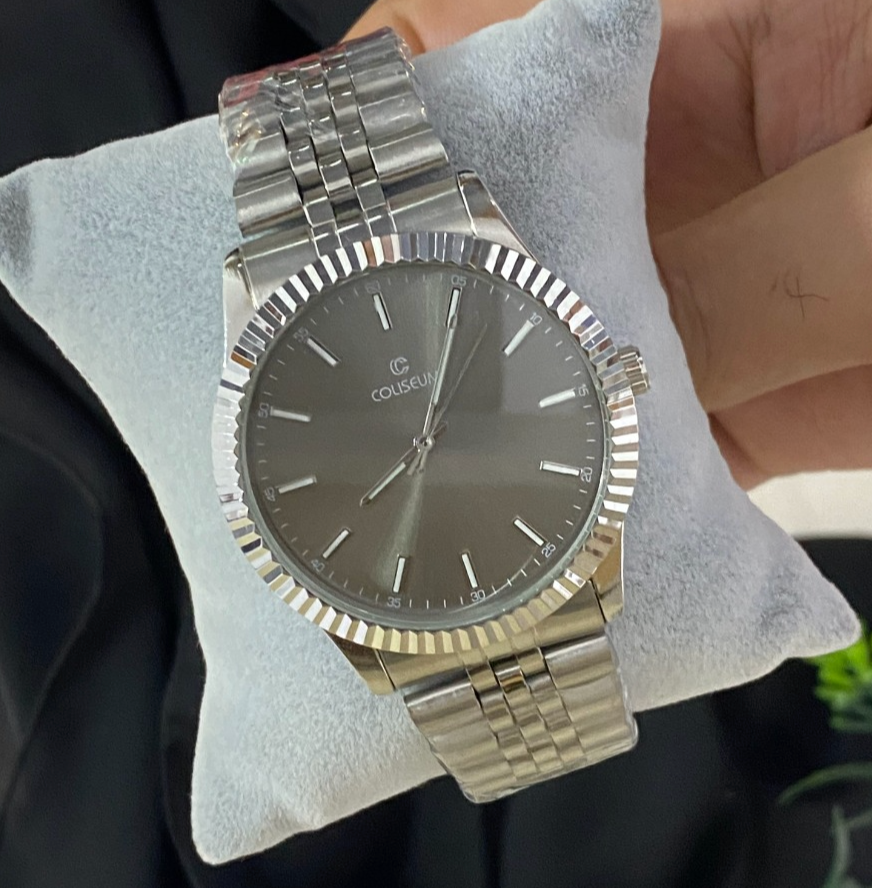 Silver Grey Collesium Saat