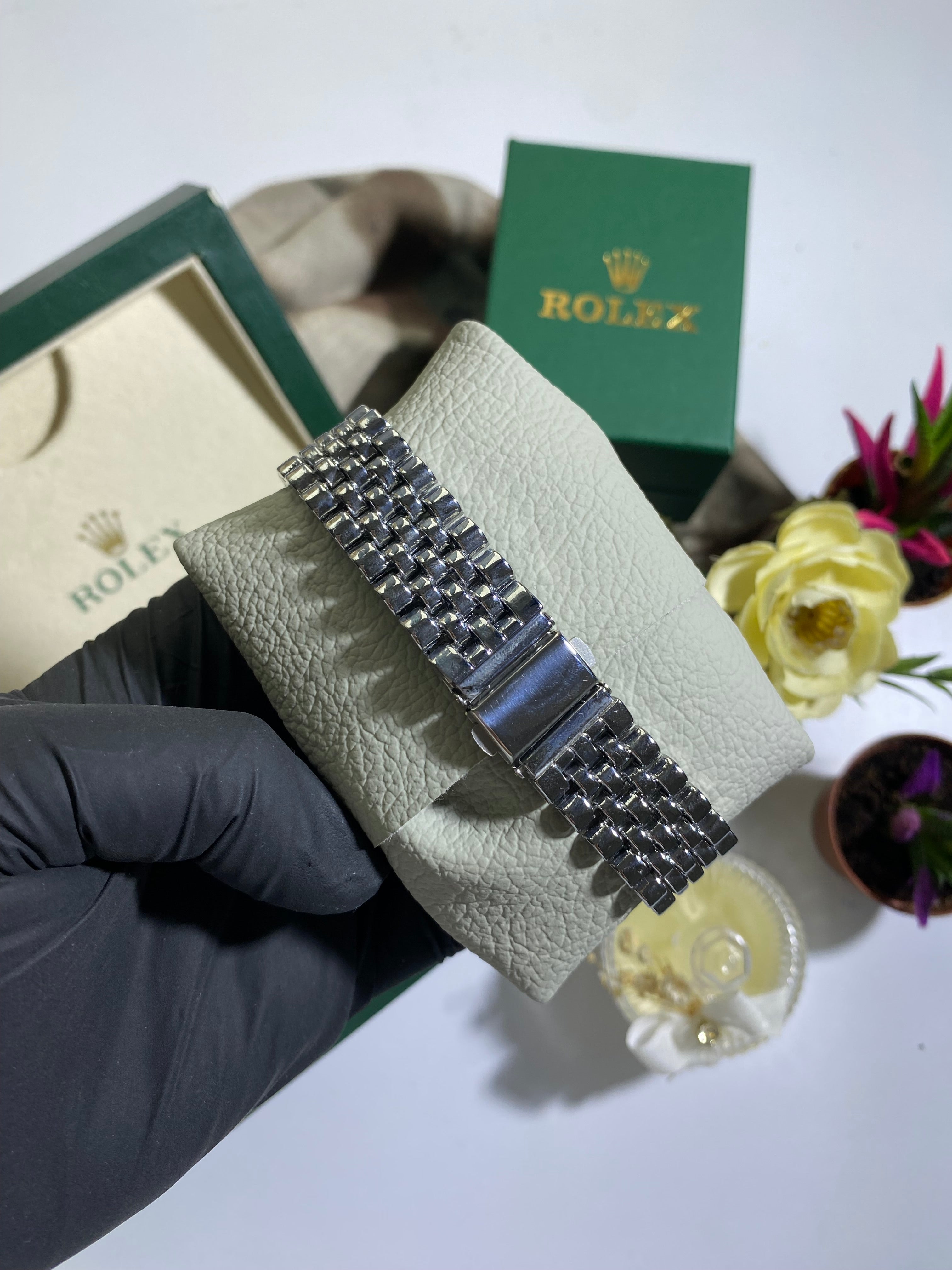 Silver - Beyaz Kadran Datejust Saat