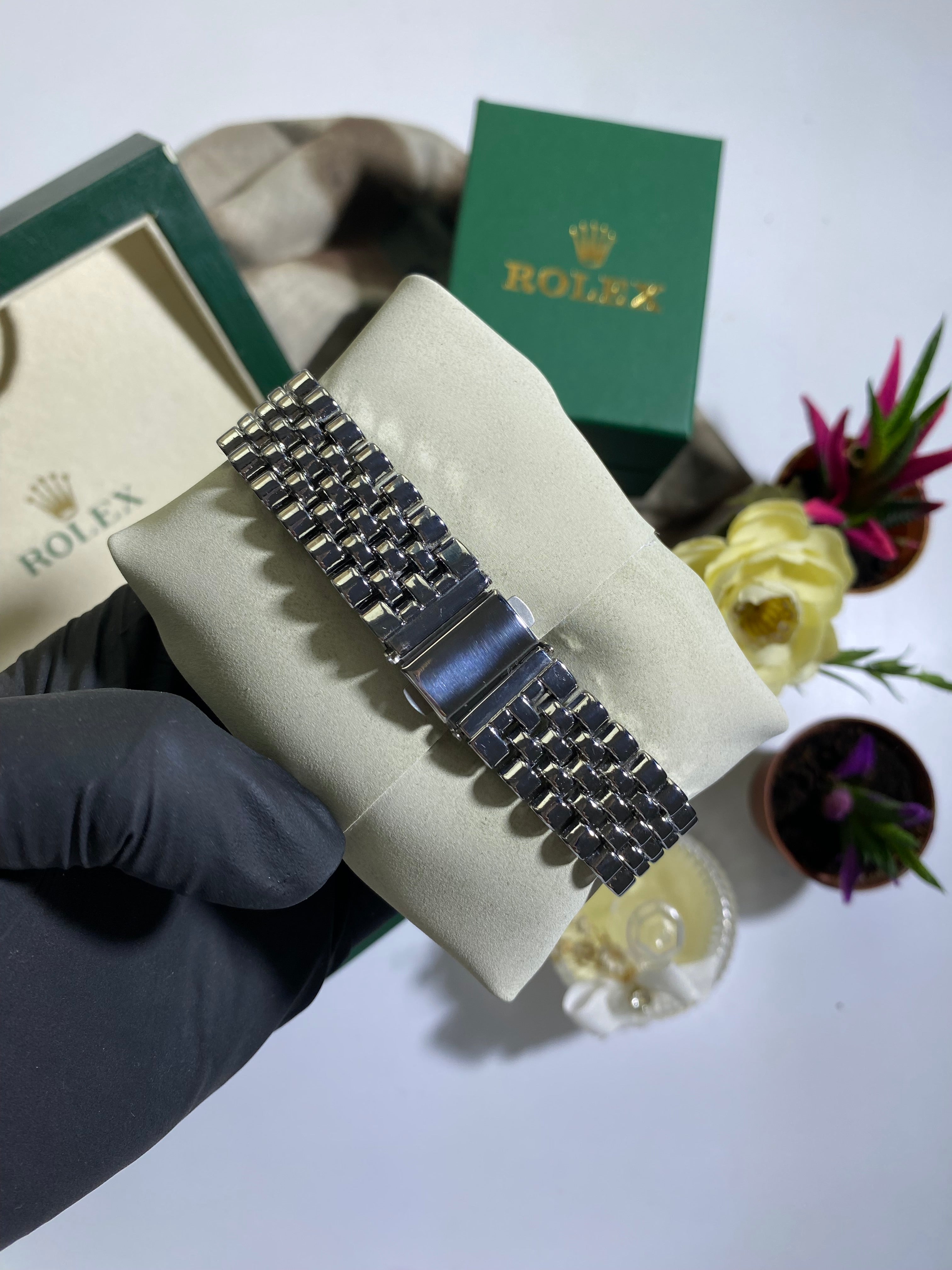 Silver - Mavi Datejust Saat