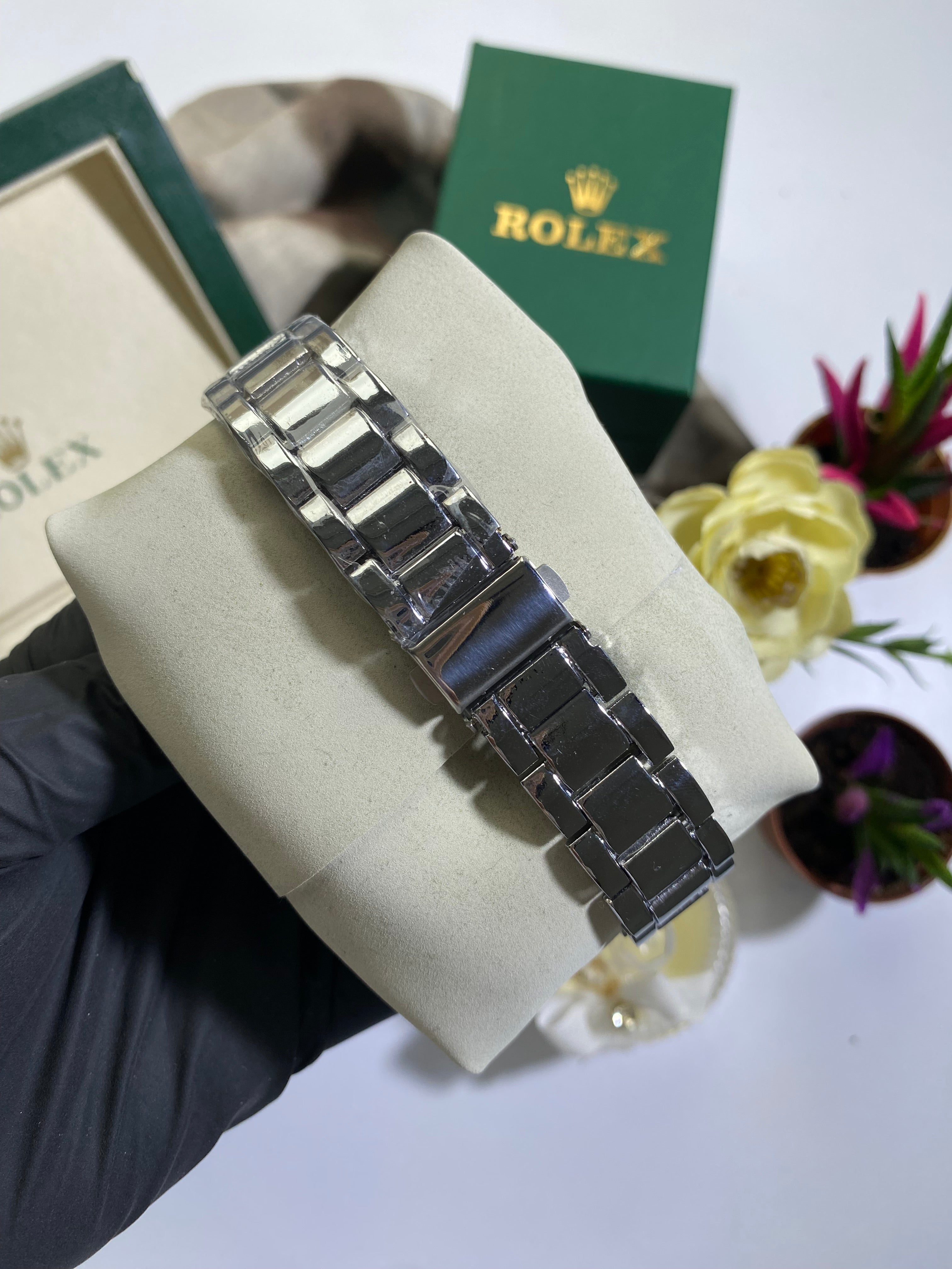 Silver - Siyah Kadran Mavi-Kırmızı Submariner