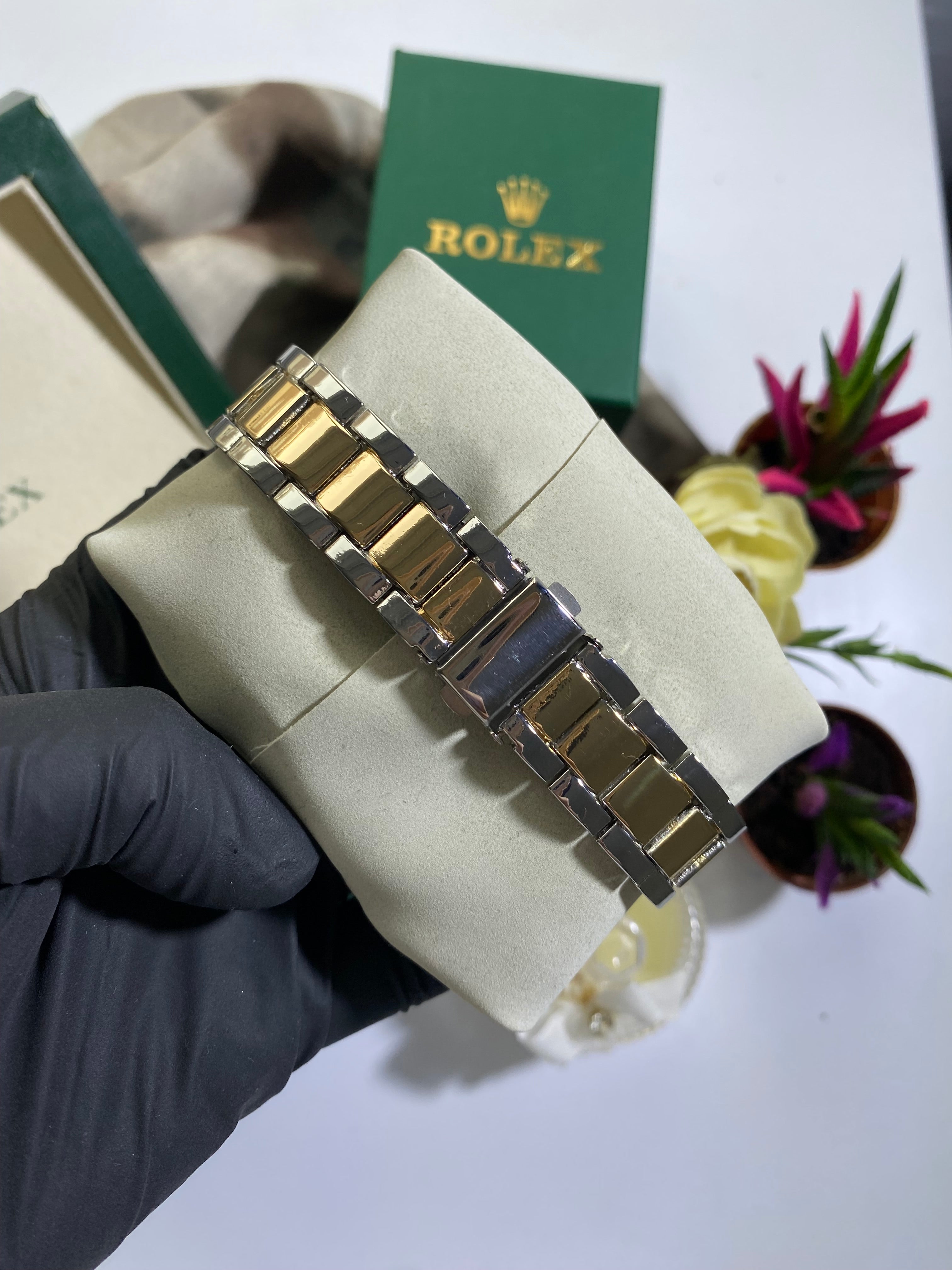 Silver - Gold Navy Blue Submariner