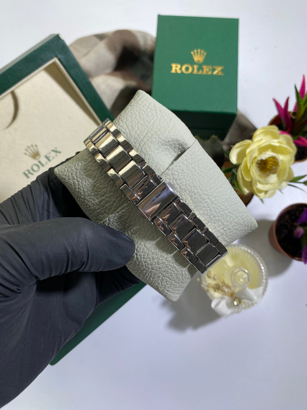 Silver Yeşil Submariner Saat