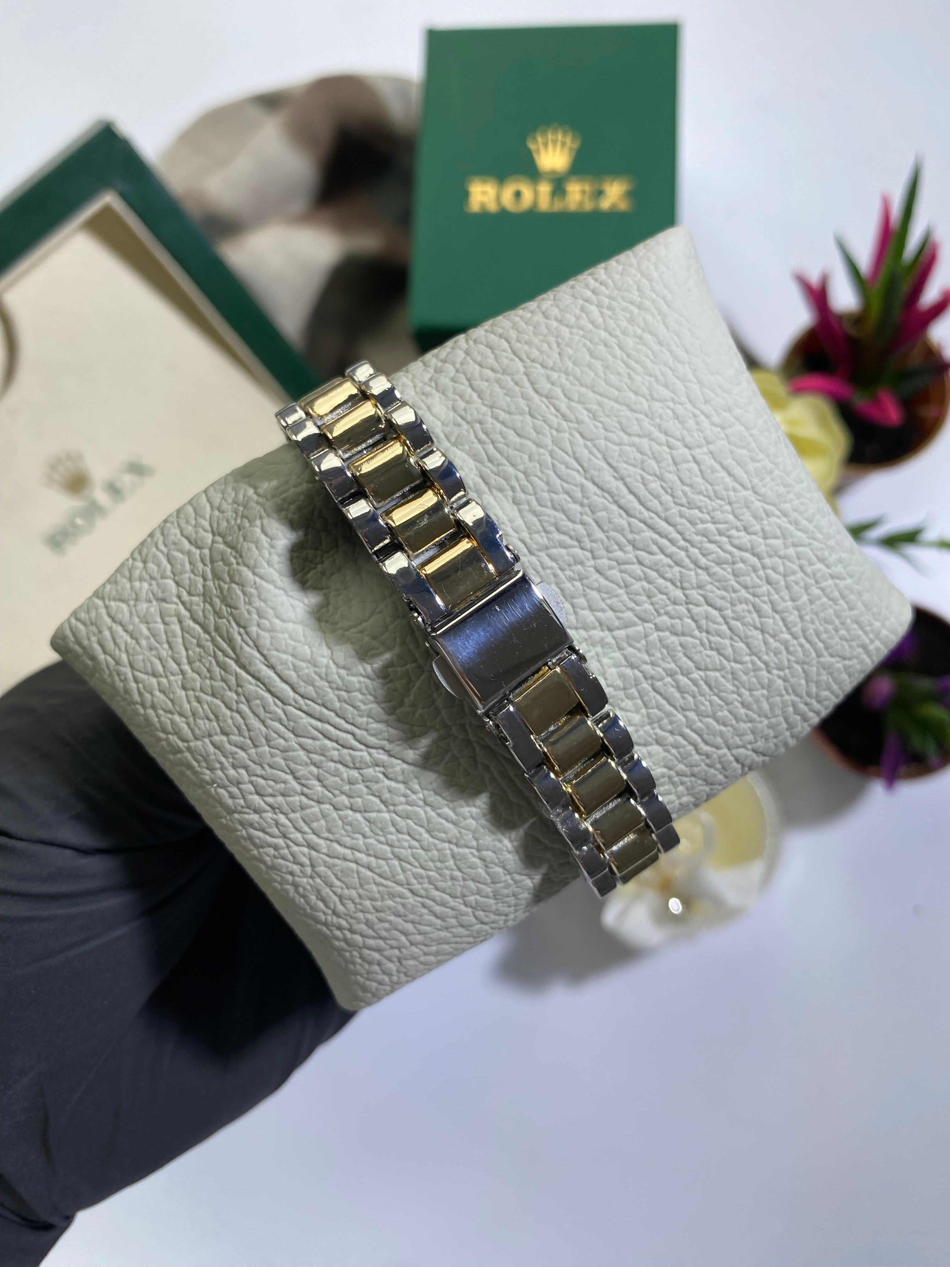 Silver - Gold Yeşil Kadran Kadın Sky Model