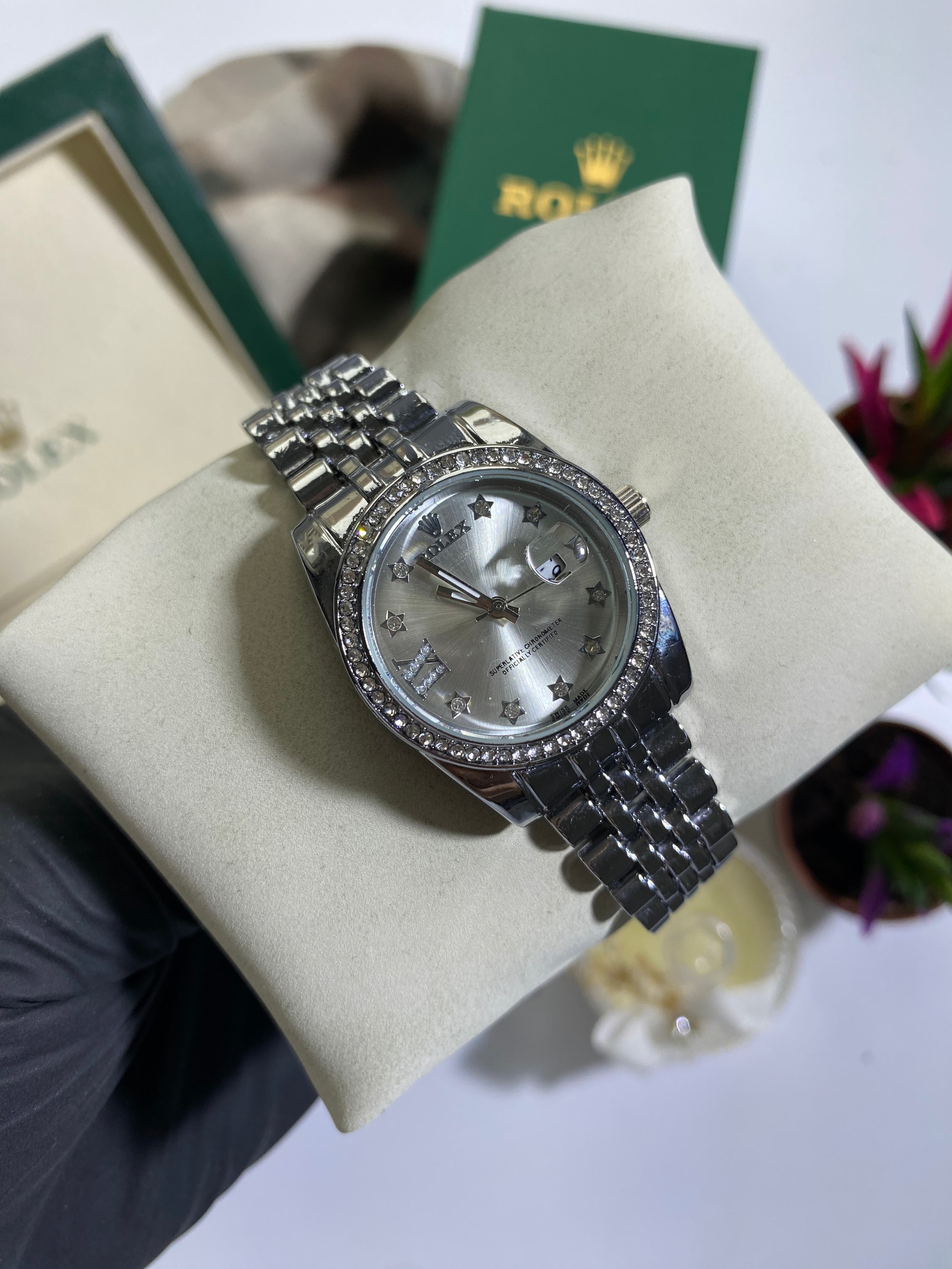 Silver - Beyaz Kadran Kadın Sky Model